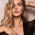 Schwarzes Makramee-Armband mit Haifischzahn von Lauren Howe | 925er Sterlingsilber | Kristall